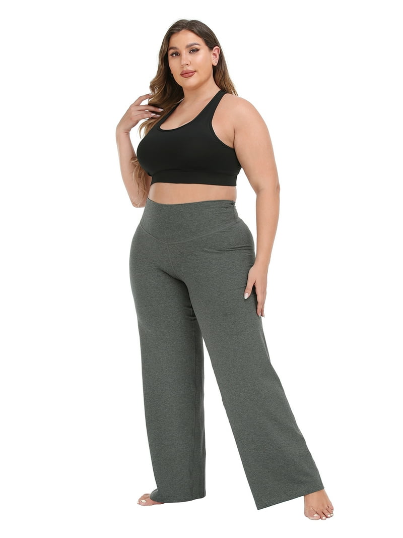 Leggings Depot High Waist Yoga Pants For Women - Tummy Control, 4-Way Stretch, With Pockets - Regular & Plus Sizes