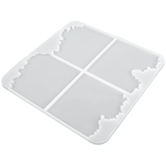 FRCOLOR  Seashell Table Mold Epoxy Silicone Molds Square Unique