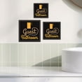 thumbnail image 2 of Square Plus Guest Bathroom Wall or Door Sign | Office & Workspace Bathroom Signage - Medium, 2 of 9