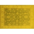 thumbnail image 1 of Ahgly Company Machine Washable Indoor Rectangle Oriental Yellow Traditional Area Rugs, 3' x 5', 1 of 4