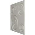 thumbnail image 4 of Ekena Millwork 19 5/8"W x 19 5/8"H Reece EnduraWall Decorative 3D Wall Panel, UltraCover Satin Blossom White (12-Pack for 32.04 Sq. Ft.), 4 of 6