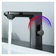 thumbnail image 4 of Gun Grey Smart Sensor Basin Faucet, Digital Display Screen Hot Cold Water Mixer Tap, Vanity Touchless Faucet For Bathroom Basin, 4 of 13