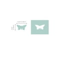 thumbnail image 3 of Bira Craft 1 inch Butterfly 3 Shape Lever Action Craft Punch for Paper Crafting Scrapbooking, 3 of 3