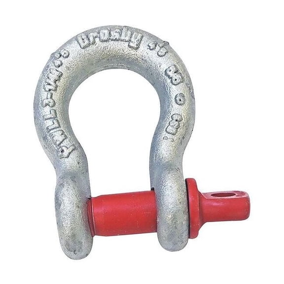 Crosby Anchor Shackle,Carbon Steel,660 lb. 1018357