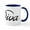 White/Navy Inside, variant on CafePress - Diva Mug - 11 oz Ceramic Mug - Novelty Coffee Tea Cup