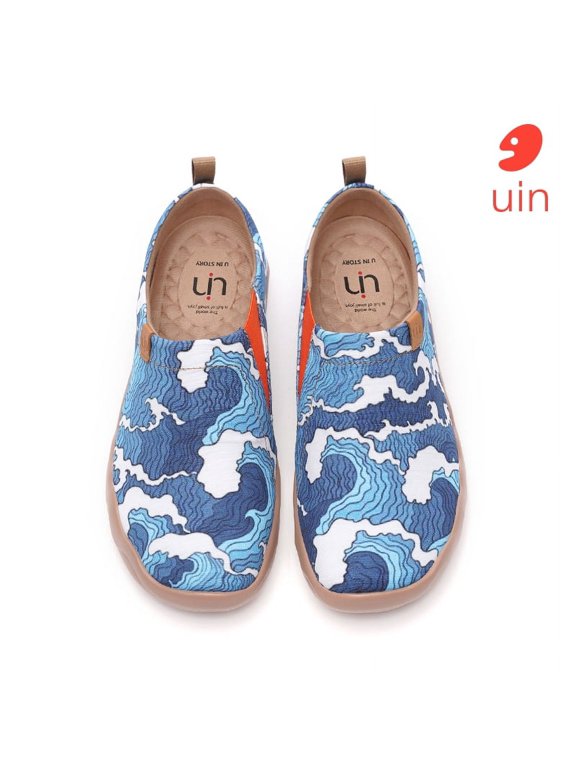 Men's Loafers Lightweight Sneakers Walking Casual Slip ons Art Painted Travel Shoes Bulldog