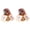 Orange*2, variant on VKLU 2 Pack 3D Pop Up Flower Bouquet Cards with Butterfly, 3D Greeting Cards Assortment for Mother's Day, Birthday, Thank You, Thinking of You, Paper Flower Gifts for Women
