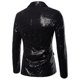 thumbnail image 3 of Chaqueta de traje de lentejuelas para hombre, chaqueta de un botón, esmoquin de lujo para fiesta, cena y graduación, 3 of 4