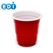 EDI Red Plastic Mini Party Shot Glasses 2 oz, 40/pack