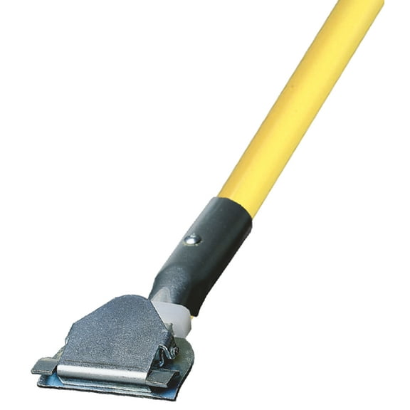 Dust Mop Handles - 6 Pack | 60" Fiberglass Clip-on Style