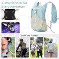 thumbnail image 2 of Mochila de senderismo UtiaMiaoGonGo ligera y plegable 15L azul, 2 of 6