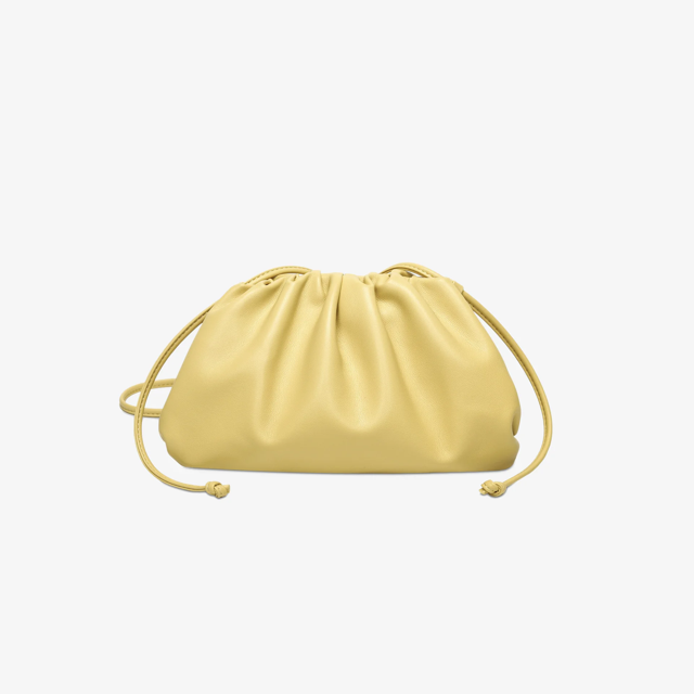 Bolso suave con volantes y estampado de nubes para mujer, modelo nuevo de 24 años, bolso suave con asa superior, a la moda, de alta gama