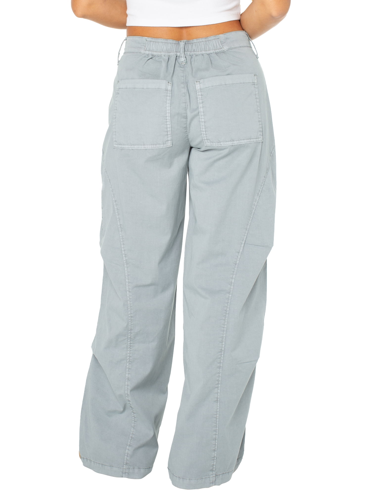 Celebrity Pink Women’s and Women's Plus Wide Leg Cargo Pants, Sizes XS-4X