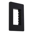 thumbnail image 3 of Placa 3 Modulos Unno Plastico Negro, 3 of 3