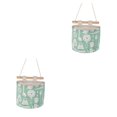 thumbnail image 1 of relayinert Large Capacity Storage Box For Home Unisex Waterproof And Eco-Fashion Green 2Set, 1 of 6