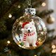 thumbnail image 1 of Adornos navideños de bolas de nieve con forma de mascotas, con razas de perros festivas. Decoraciones navideñas para el árbol de Navidad. NCHKUN, 1 of 5