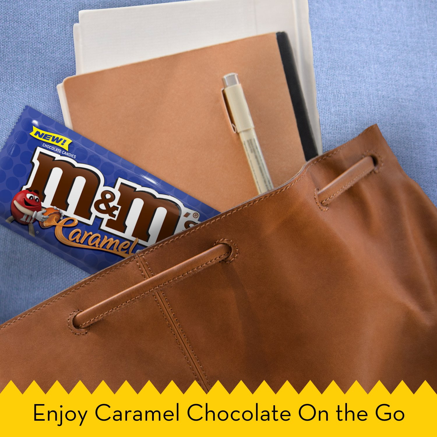 M&M'S Caramel Chocolate 1.5/oz , 24/PK - Volt Candy