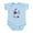 Sky Blue, variant on CafePress - Nerf Soccer Unstoppable Body Suit - Baby Light Bodysuit, Size Newborn - 24 Months