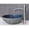 thumbnail image 2 of Eden Bath EB-S001BK-P Récipient en Pierre Évier en Granit Noir & 44; Intérieur Poli, 2 of 3