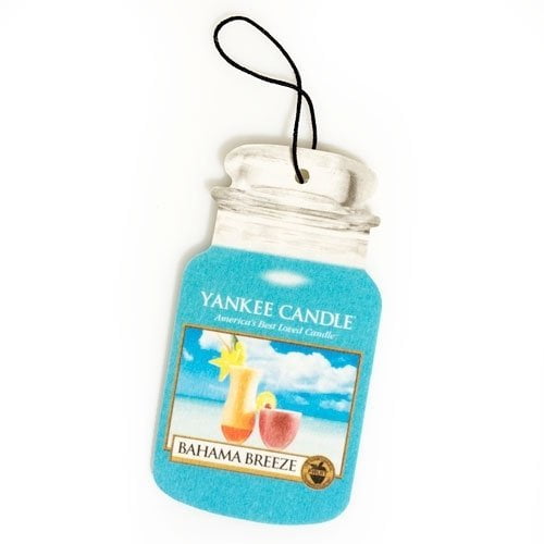 Yankee Candle Classic Car Jar Hanging Air Freshener, Bahama Breeze