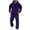 Dark Purple#9527, variant on BOOMNY Mens Sweatsuits Letter Graphic Hoodies Baggy Sweatpants 2Pcs Gym Sweat Suits Running Jogging Fall Winter Athletic Tracksuit Outfits