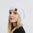thumbnail image 3 of Sombreros de invierno para mujer, gorro de lana cálido, gorro de punto de oso para mujer, gorro de mujer, 3 of 3