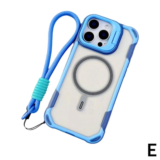CUJM Mobile Phone Case For #iphone# 13 123 14 15 16 Series With Wrist Strap Anti L