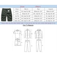 thumbnail image 3 of YUELONGHU Men's Casual Cargo Pants Work Cargo Pants for Men Winter Mens Solid Color Fashion Solid Color Stitching Shorts Overall Pants L, 3 of 4