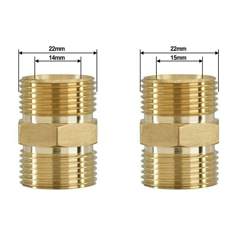 M22 15Mm Or M22 14Mm To Male Adapter Connector Power Pressure