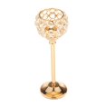 thumbnail image 1 of Candelabro de cristal moderno, candelabro de té, centro de mesa, decoración para banquetes Dorado 265cm, 1 of 9