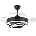 thumbnail image 1 of Ventilador de Techo Mil luces FANTASY NEGRO Luz Led 72w CCT, 1 of 7