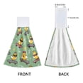 thumbnail image 4 of Chicken Skateboard Hand Towels 2 Pack Quick Dry Velvet Soft with Velcro Kitchen Bath 14x18in, 4 of 7