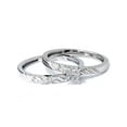 thumbnail image 2 of Diamond Engagement Matching Wedding Ring Set 14K White Gold, 2 of 4