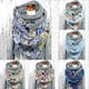 thumbnail image 5 of Bufanda para mujer Invierno Cálido Bufandas Acogedor Ligero Estampado gráfico Botón Manta Urdimbres Chales Fridja nalpqowj2858, 5 of 5