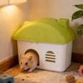 thumbnail image 6 of Fzaqwen Hamster Hide House Cage Small Animal Habitat for Dwarf Hamsters Rat Hedgehog Green, 6 of 7