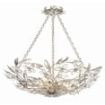 thumbnail image 6 of Crystorama Marselle 6 Light Antique Silver Semi Flush Mount - 24"W x 6"H x 24"D, 6 of 10