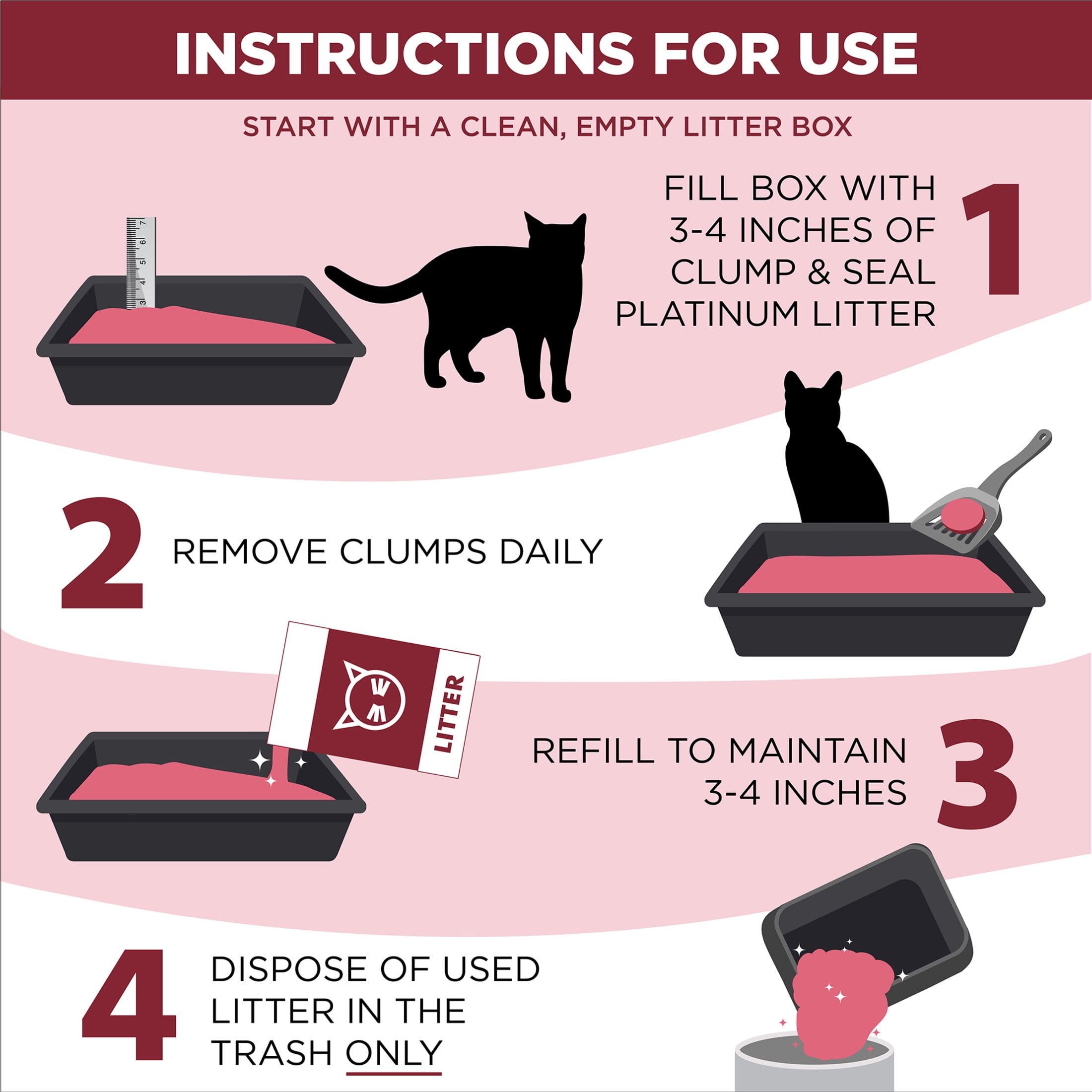 ARM HAMMER Clump Seal Platinum Complete Odor Sealing Clumping Cat Litter Multi Cat 27.5 lb Walmart