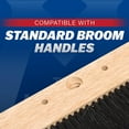 thumbnail image 4 of MARSHALLTOWN 6598, 36-inch Wood Backed Concrete Broom, Horsehair Bristles, Non-Slip Finish, 4 of 4