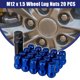 thumbnail image 2 of 1 Juego M12x1.5 Coche Orejeta Tuercas Bellota Hexagonal Rueda Tuerca con Zócalo Llave Azul, 2 of 7