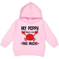 thumbnail image 2 of Inktastic My Poppy Loves Me Grandchild Toddler Hoodie, 2 of 4