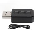 thumbnail image 1 of BT 5.0 Transmitter Receiver Hands Free Call 2 in 1 USB BT Adapter for Car Mobile Phones TVs, 1 of 4