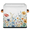 Multicolor 3, variant on CURLYOOT Watercolor Fox 11 x 11 Inch Cube Storage Bin, Decorative Storage Cube Foldable Basket with Leather Handle, Fabric Bin for Closet Shelves Home Organizer