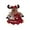(Reel), variant on Flax Christmas Dolls Apple Bags Zipper Reusable 2026 New Chritmas Eva Santa Snowman Snowflake Deer Shaped Apple Candy Bags Bulk Storages For Chritmas Party Decor(Santa Claus)