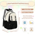 thumbnail image 3 of DAKIMOE Kids Backpack, Large Capacity School Bookbag for 15.6 Inch Laptop, Water-Resistant Cute Girl Backpacks for Teen adults, Lightweight Travel Daypack for Middle School College, 3 of 9