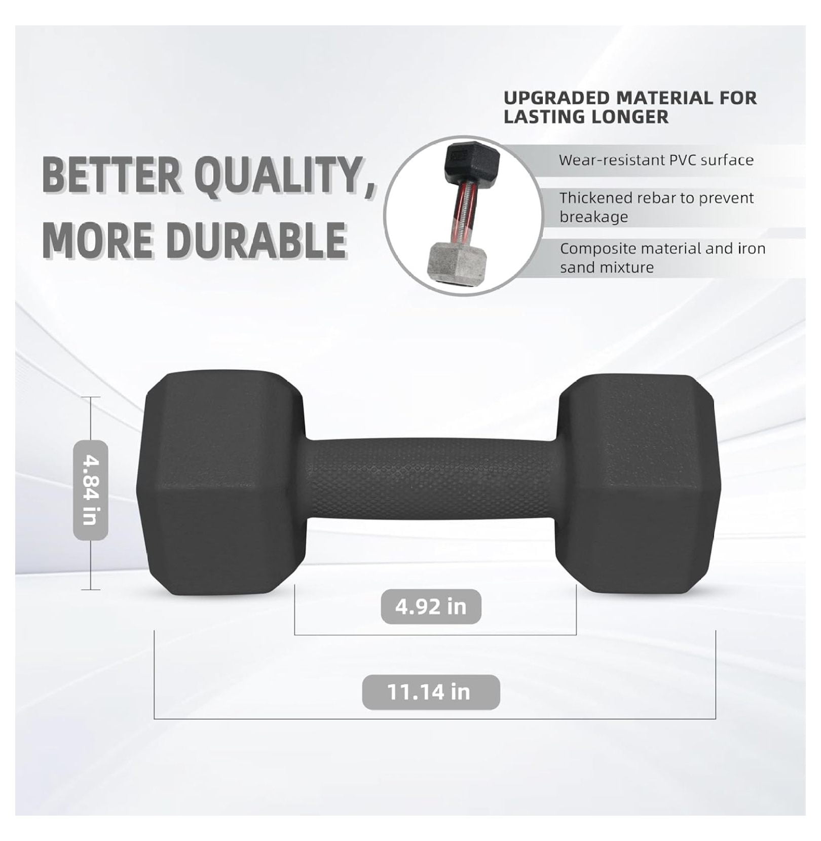 Dumbbell Hand Weight Sets XYT 5-36lbs Free Weights for Home Gym Strength Training
