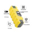 thumbnail image 2 of 14.4v 6000mah Robot Vacuum Cleaner Battery For 500 600 700 800 900 Series 620 650 770 780 580 Batte, 2 of 5