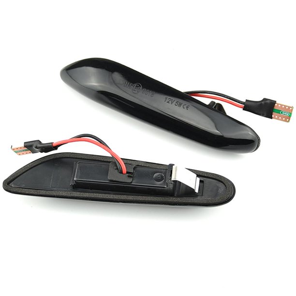 Luz lateral de señal de giro LED para BMW Serie 3 E91 Wagon 2006-2011 (transparente) Ndcxsfigh Accesorios para autos y motos