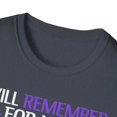thumbnail image 3 of I Will Remember For You Butterfly Alzheimer's Awareness TShirt, 3 of 4