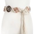 thumbnail image 5 of Wax Rope Hand Woven Women's Belt White One Size, 5 of 8