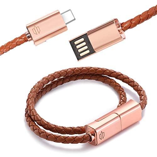 Unitron World USB to USB C Charging Cable Elegant Leather